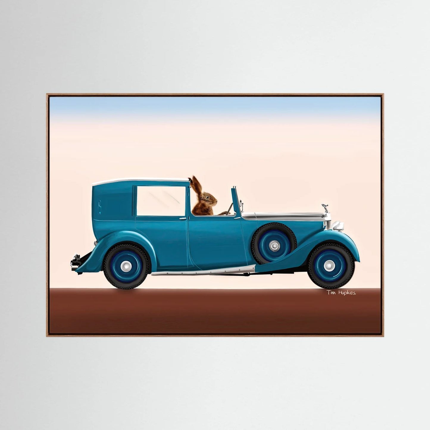 Rolling Hare | Canvas Print