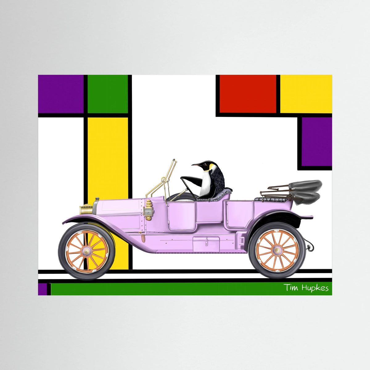Going for a Spin (Mondriaan) | Canvas Print