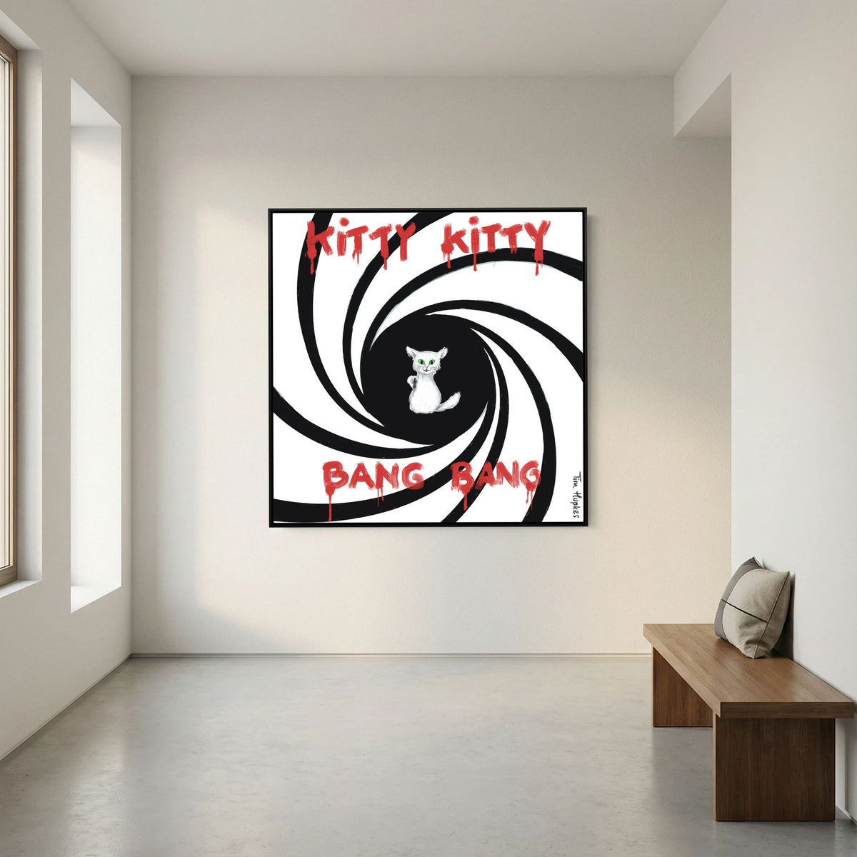 Kitty Kitty Bang Bang | Canvas Print