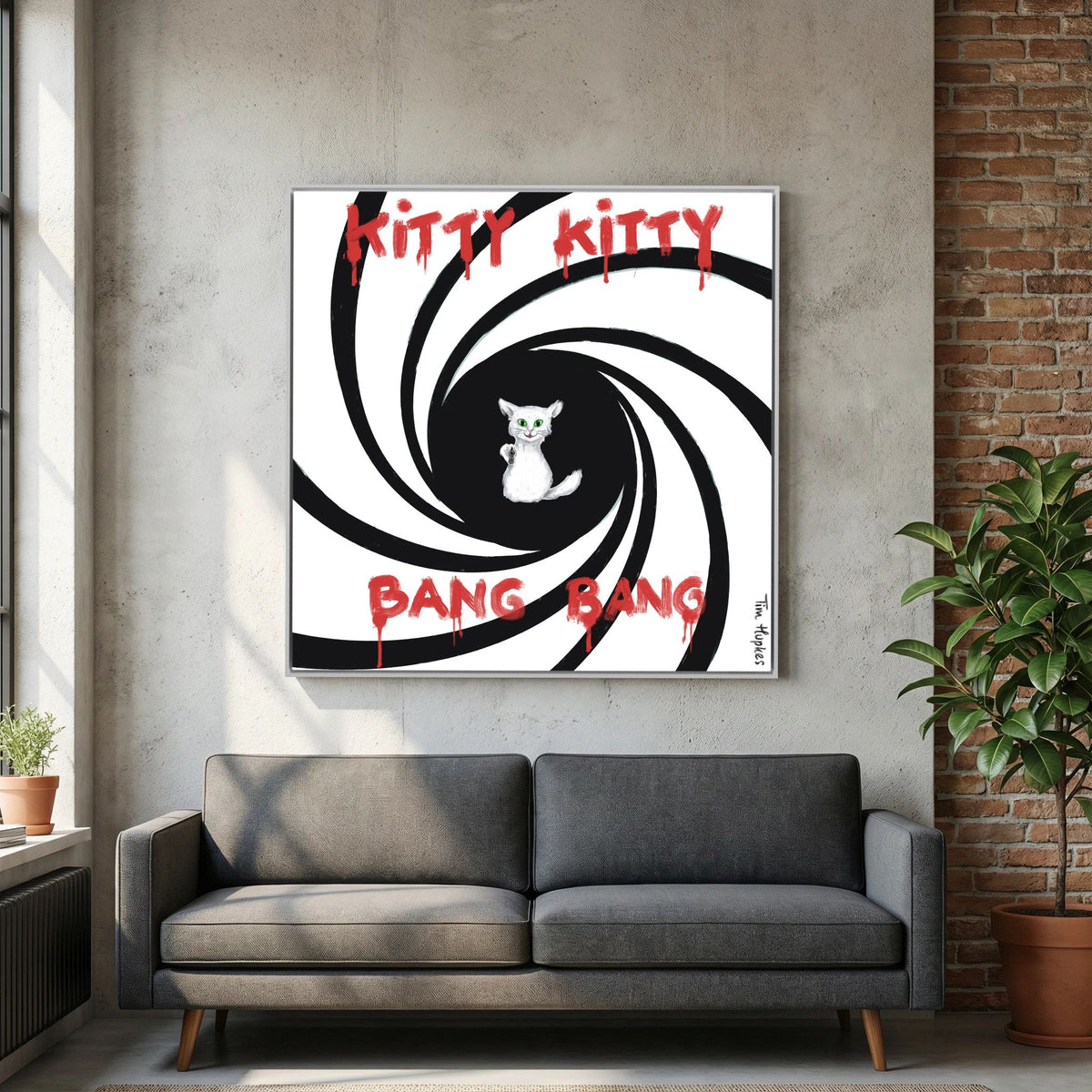 Kitty Kitty Bang Bang | Canvas Print