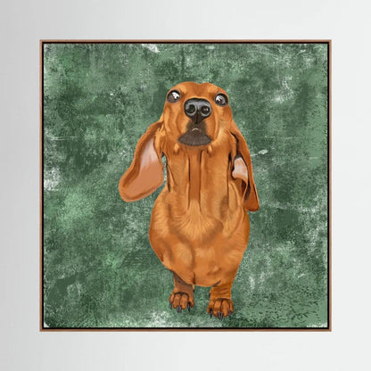 Marley the Dachshund | Canvas Print