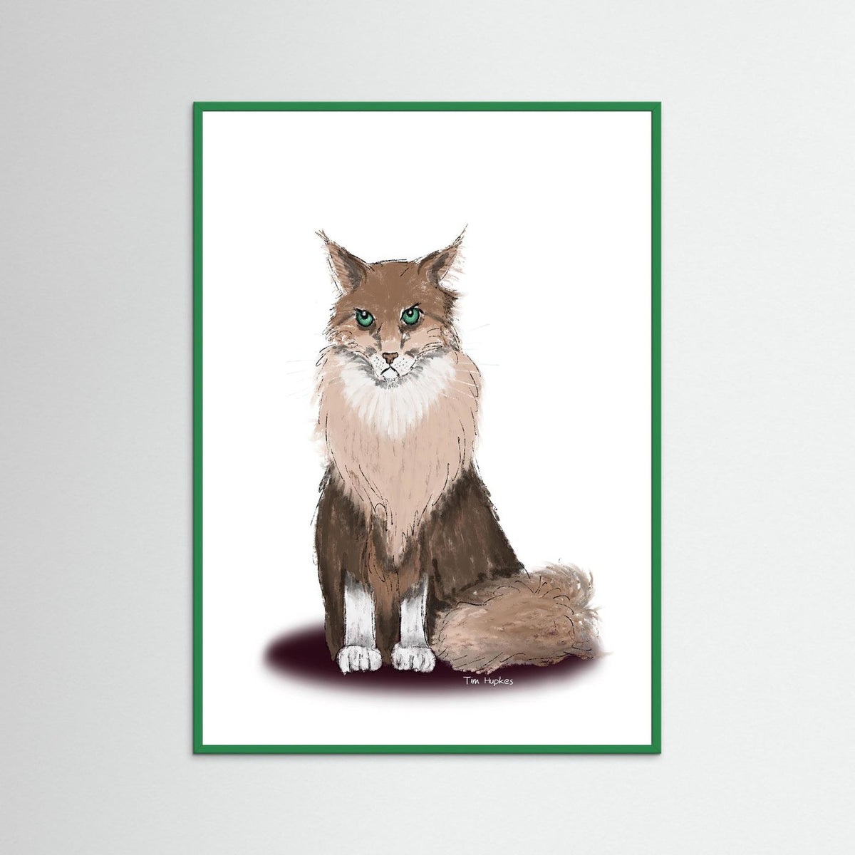 Fine Art Paper Print | Norse Kat | Grumpy Cat