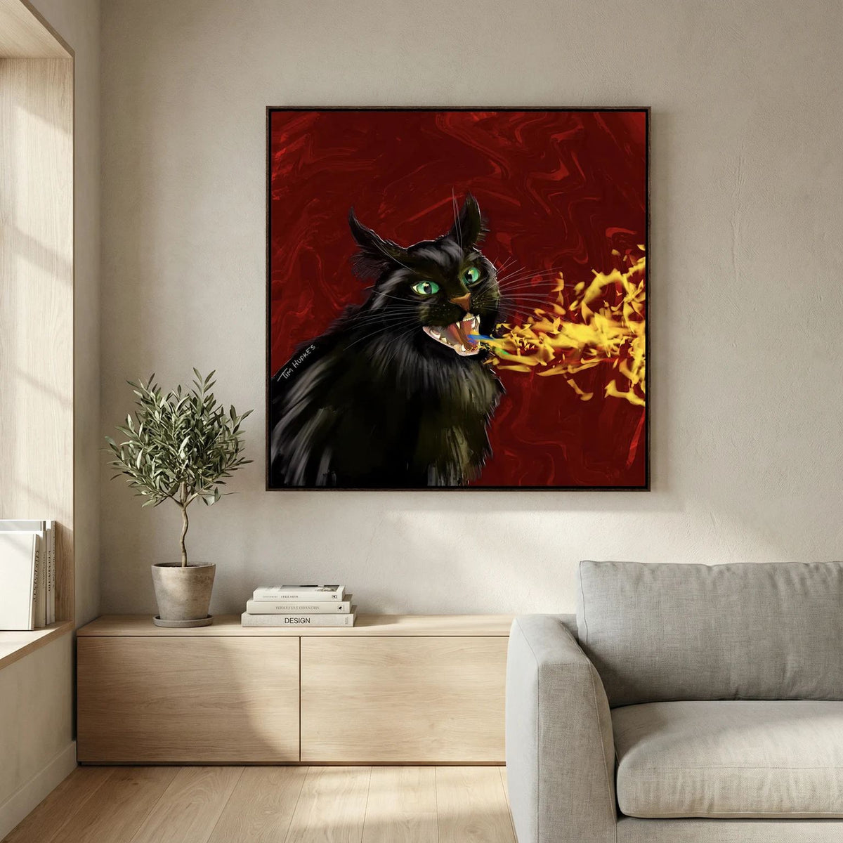 Dragon Cat | Canvas Print
