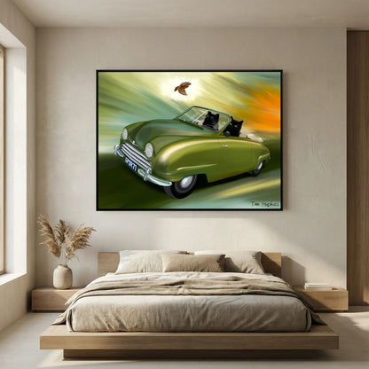 Wind in Your Fur | Canvas Print