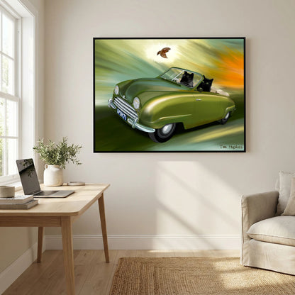 Wind in Your Fur | Canvas Print