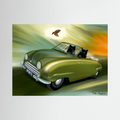 Wind in Your Fur | Canvas Print