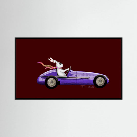 Maserati Bunny [purple] | Canvas Print