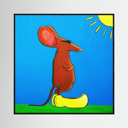 Cool Mouse | Canvas Print | 30 x 30