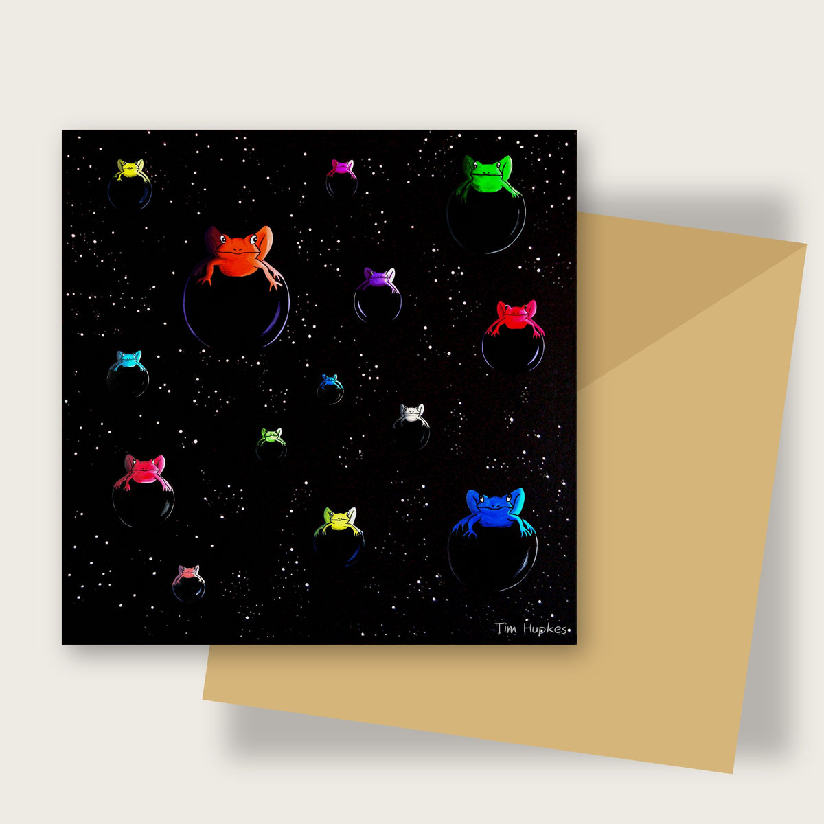 Universal greeting card by Tim Hupkes, with envelope