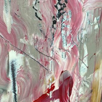 Abstract painting Holiday, detail (10)