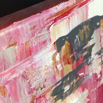 Abstract painting Holiday, detail (8)