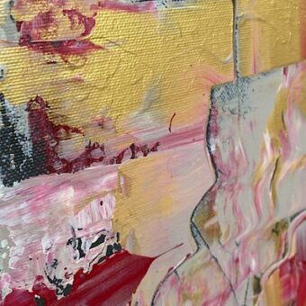 Abstract painting Holiday, detail (4)