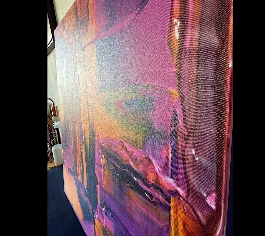 Photo of the canvas print Solar Flare from the side
